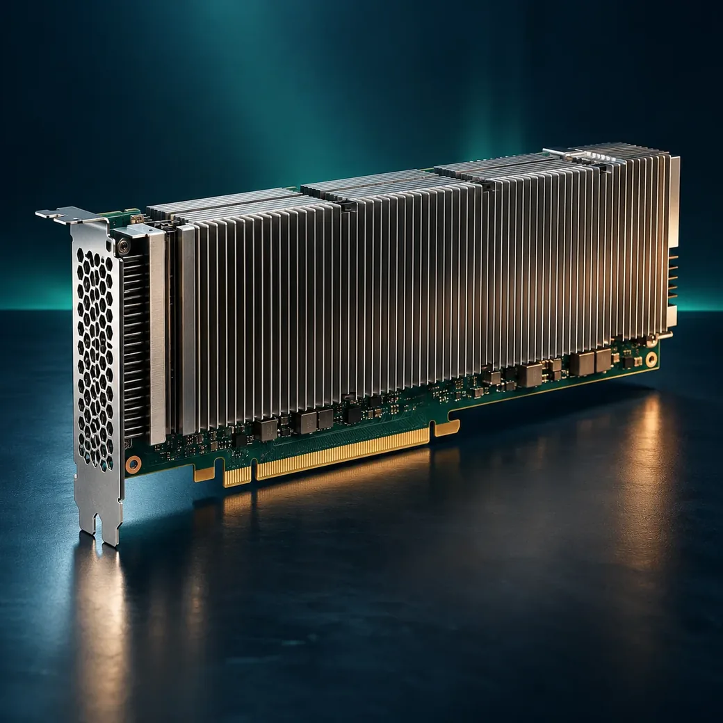 Illustration of GPUs and AI accelerators