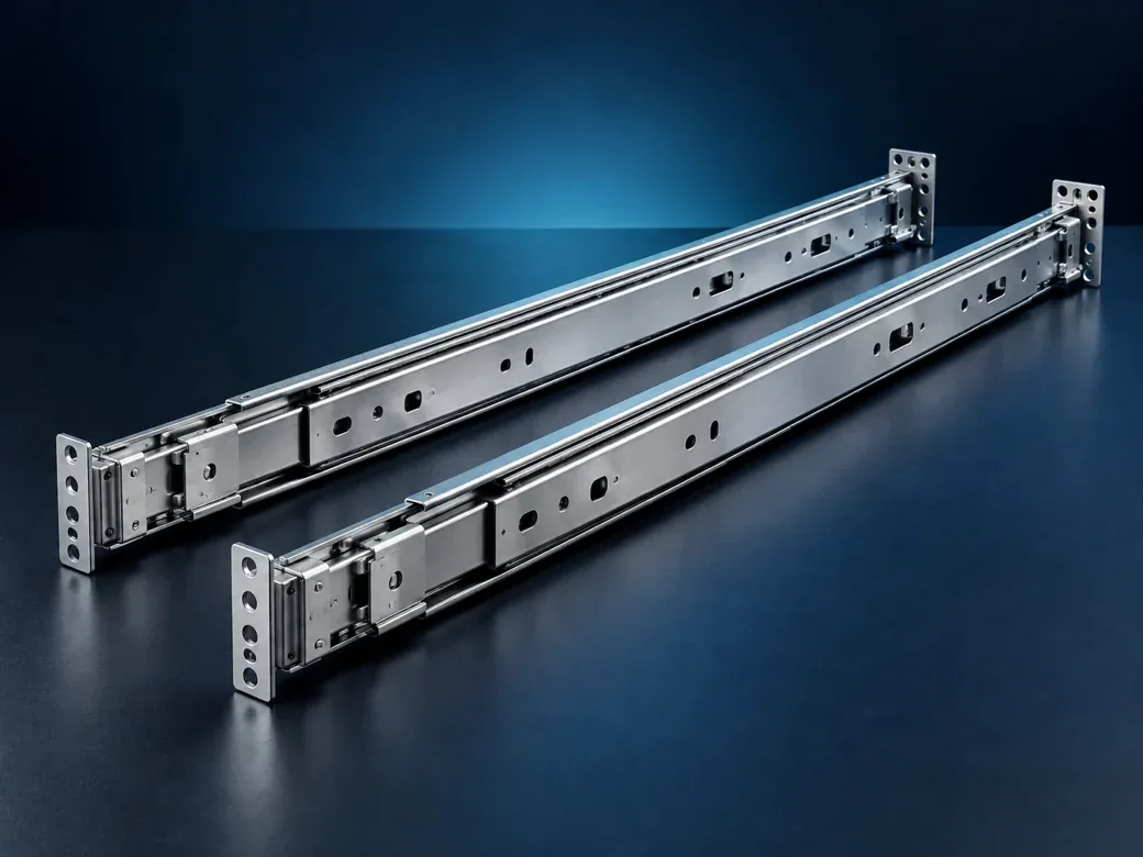 Illustration of Server Rails & Rack-Mount Hardware